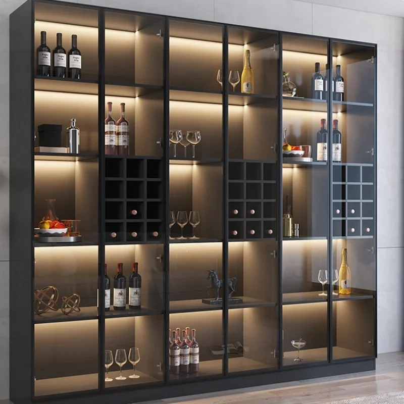 Wall Living Room Home Wine Cabinet Wine Cabinet Modern Minimalist Display Cabinet