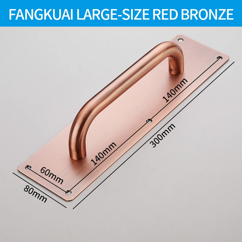 Stainless Steel Doors Handle Sliding Barn Door Handle Furniture Kitchen Cabinet Drawer Handles Pull And Push Door Hardware