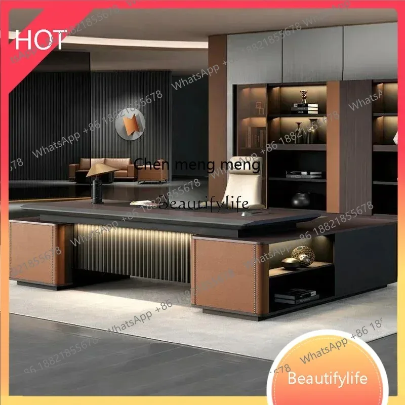 style  Desk boss modern class office simple ss 8617