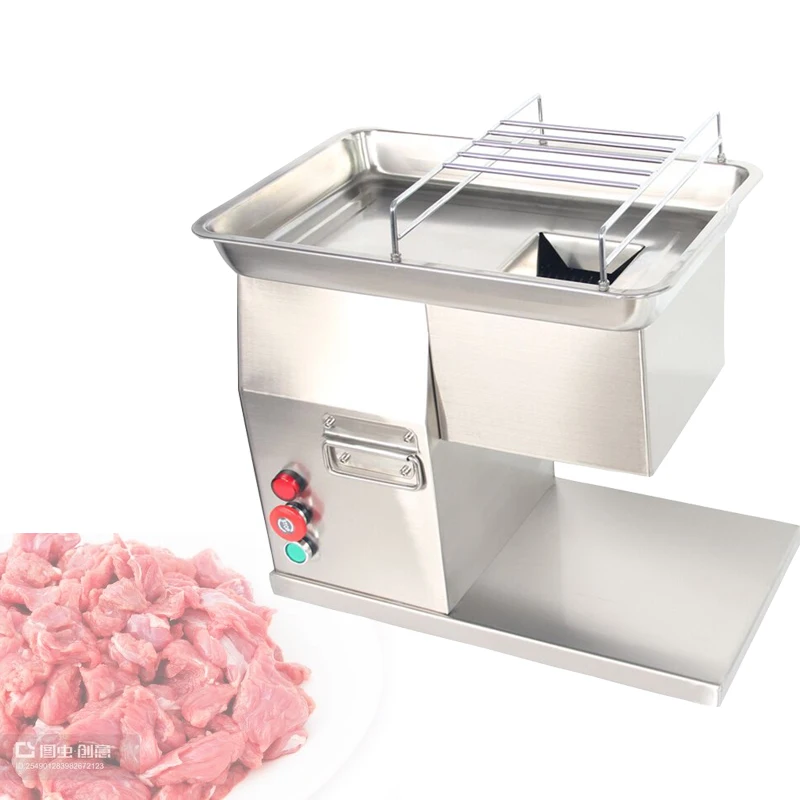 

Stainless Steel Meat Slicer 400kg/h Desktop Slicer Fresh Meat Slicer Food Processing Meat Cutting Machine