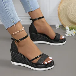 Frauen Sandalen Neue Casual Plattform High Heels Schuhe für Frauen Keile Luxus Mode Sandalen Sommer Komfort Sexy Sandalen Frauen