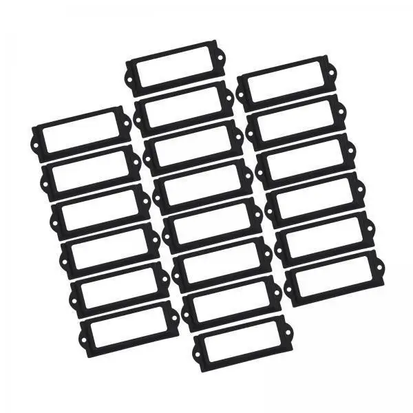 Vintage Iron Label Frame Handle Holder for Drawer Cabinet Chest and Wooden Storage Box Furniture Accessories
