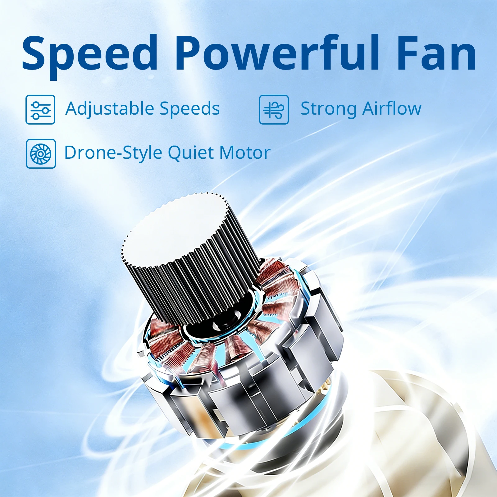 Mini Portable Handheld Fan Usb Rechargeable Personal Desk Fan_voghion.com