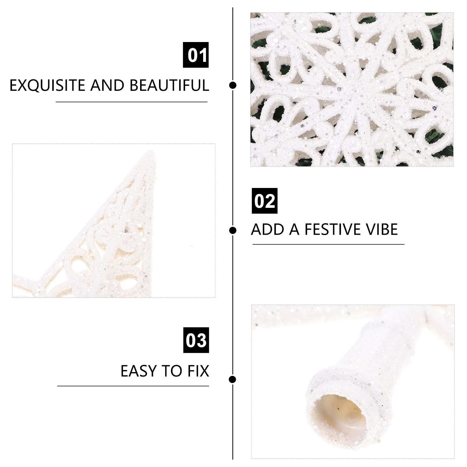 

Christmas Tree Star Ornament Hollow Plastic Xmas Tree Topper Vintage Home Decor Christmas Star Decoration Vintage Home Decor