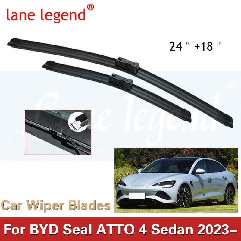 

Car Wiper Blades For BYD Seal ATTO 4 2023 61 81 kWh Car Accessories Front Windscreen Wiper Blade Brushes Cutter Goods