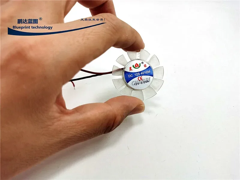 New Mute 3711 Graphics Card Replacement 12v0.09a 12a4010m 3.7cm Isosceles Cooling Fan