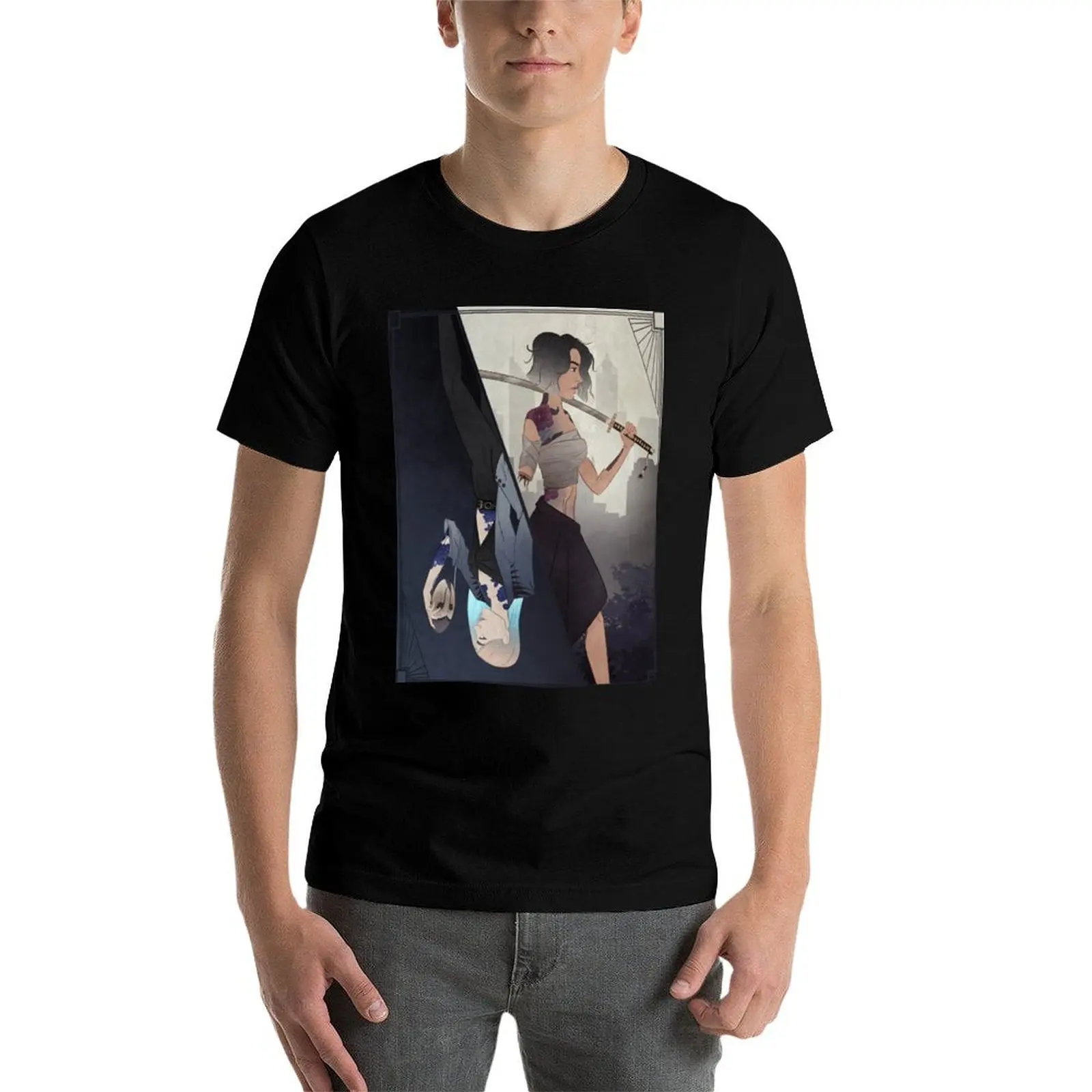 Cyberpunk Warriors T-Shirt summer clothes new gifts and t-shirts anime clothes Short sleeve tee Men's cotton t-shirt