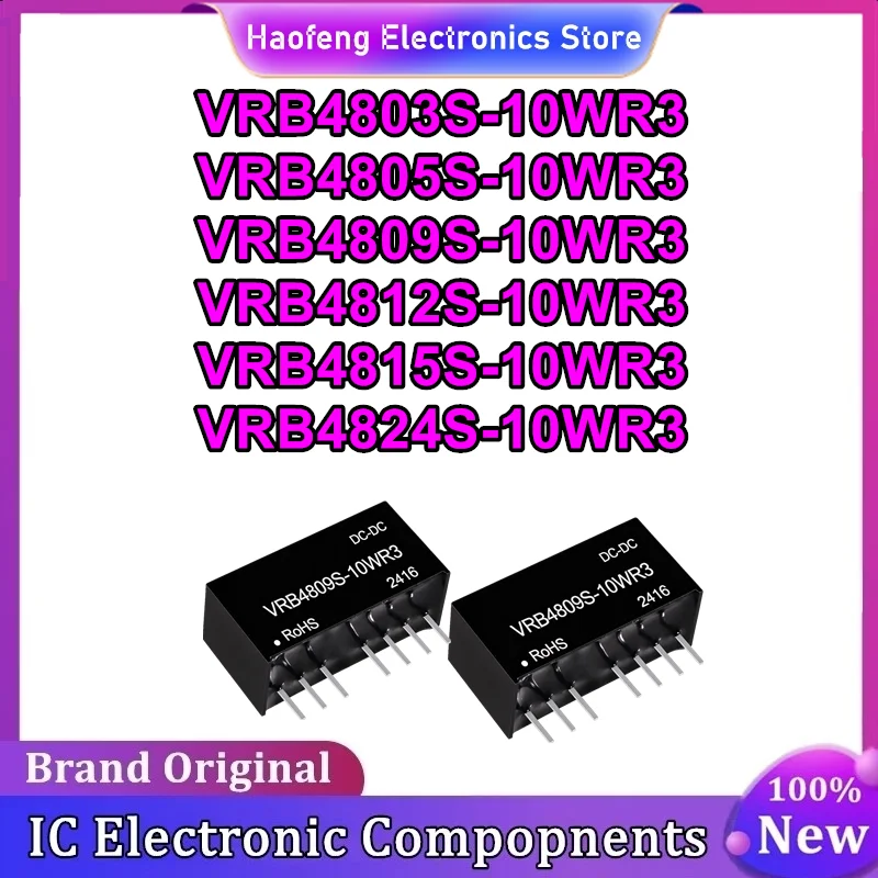 VRB4803S-10WR3 VRB4805S-10WR3 VRB4809S-10WR3 VRB4812S-10WR3 VRB4815S-10WR3 VRB4824S-10WR3 isolated power module New