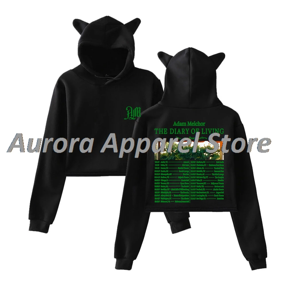 

Adam Melchor The Diary Of Living Tour Merch пуловер женская толстовка с кошачьими ушками футболка с длинными рукавами женская одежда