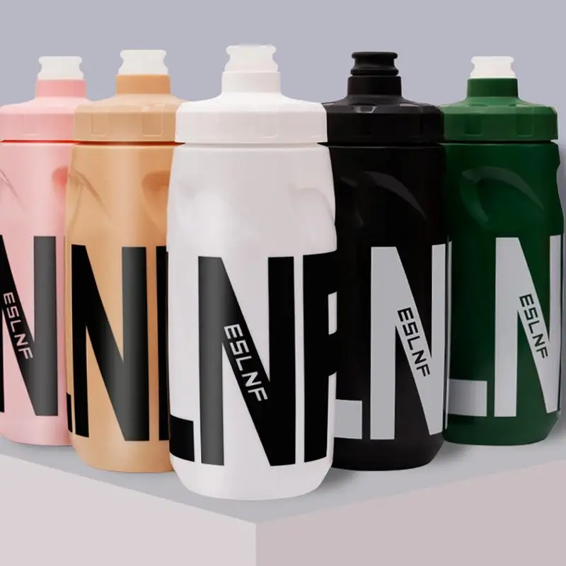 1Pc Portable 620ML Water Bottle Road Bicycle Bottle Food Grade PP5 Squeeze Cycling Bottle Outdoor Sports Running Drink Bottle