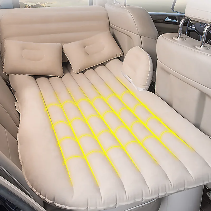 Car Air Inflatable Travel Mattress Bed Universal for Back Seat Multi Functional Sofa Air Bed Pillow Outdoor Camping Mat With Air