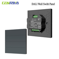 CENFAYA 8/4 Button DALI Wall Swith Pane DALI-2 Input device Supports Feedback Functionality Built-in Bus Power Supply 100-240VAC