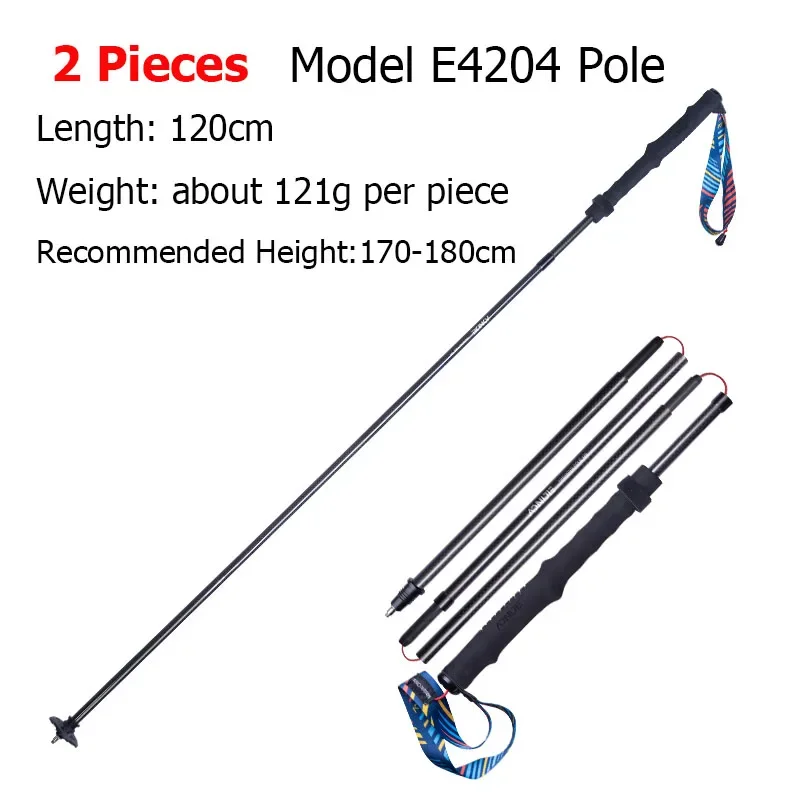 2 stücke aonijie alle Arten von Wandern Trekking stock Outdoor Camping Walking Stöcke zusammen gefasst 110cm 120cm 130cm