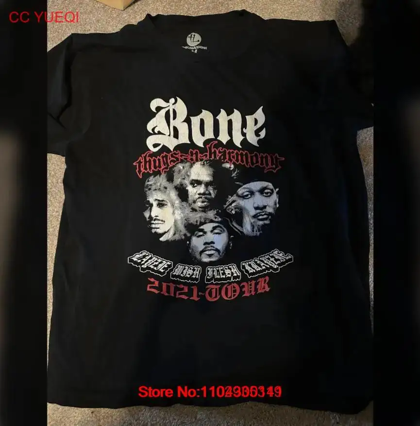 BONE THUGS N HARMONY 2021 concert tour T-shirt Unisex Cotton Tee S-5XL