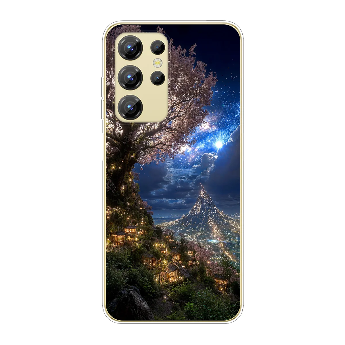 Funda transparente con diseño - Phone Cases Yellow reseña y precio
