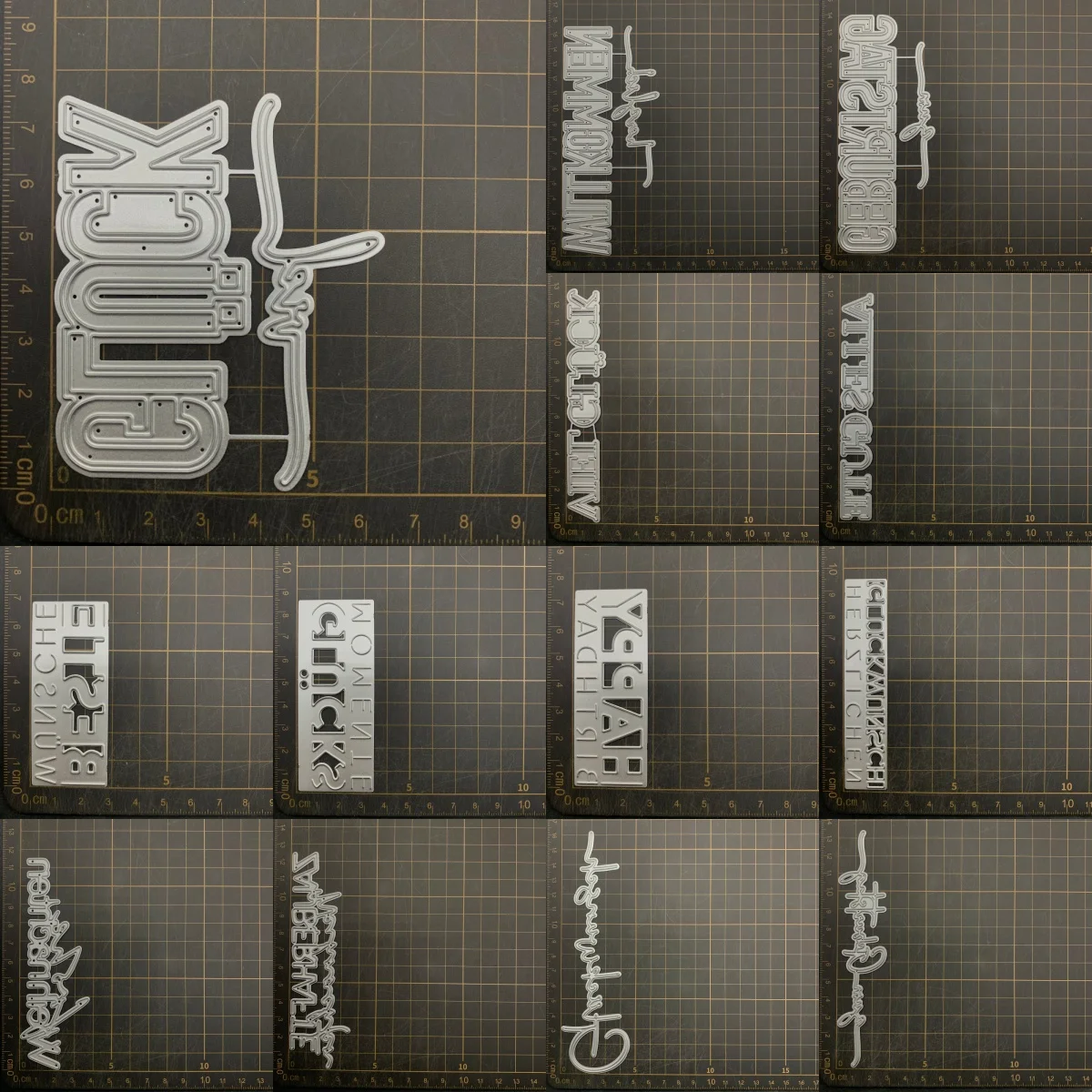 

14 kinds Letters Metal Cutting Dies Stencils For DIY Scrapbooking Decorative Embossing Handcraft Die CutsTemplate