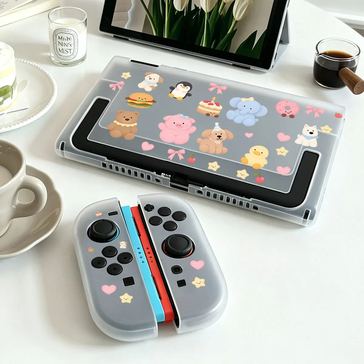Premium Hard Acrylic Protector Shell Detachable Joy-Con Split-type Housing for Nintendo Switch 2 NS2 Console Dockable Base
