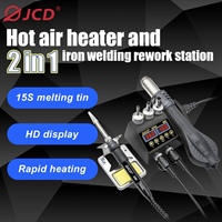 JCD 8898 Soldering Station 750W 2 in 1 Soldering Iron Hot Air Gun Rework Welding Station For Phone BGA SMD Welding Repair Tools