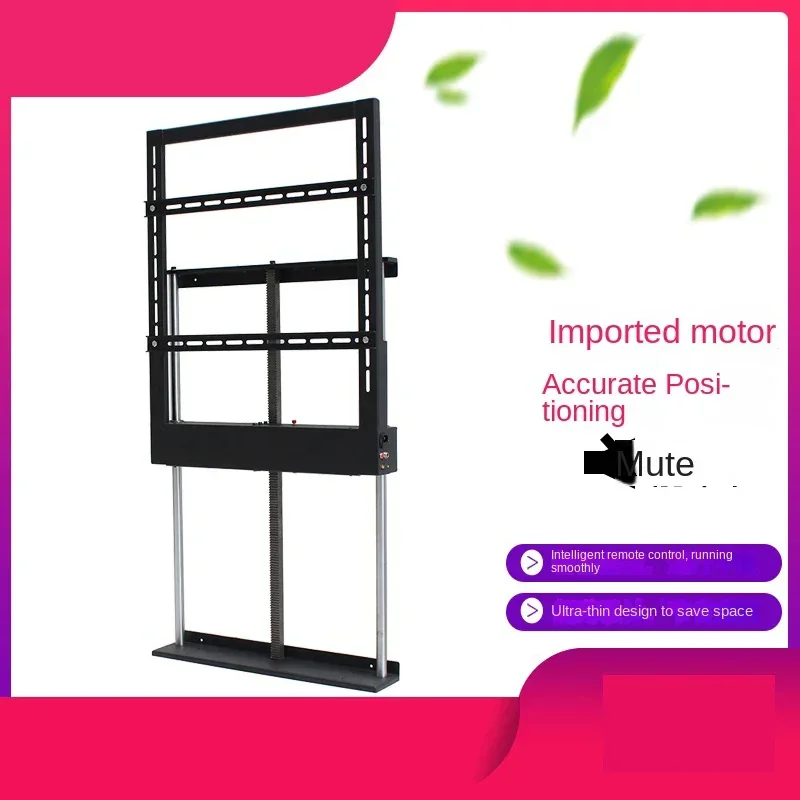 New LargeLCD TV Lifting Movement Electric TV Cabinet Partition Lifter Expansion Bracket Hanger 26-84 Inches