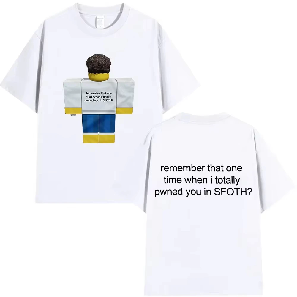 Lustiges Blame John Meme T-Shirt mit Shedletsky Forsaken Aufdruck, Kurzarm-T-Shirts für Männer und Frauen, Lässiges Baumwoll-T-Shirt von hoher Qualität – Detail 19