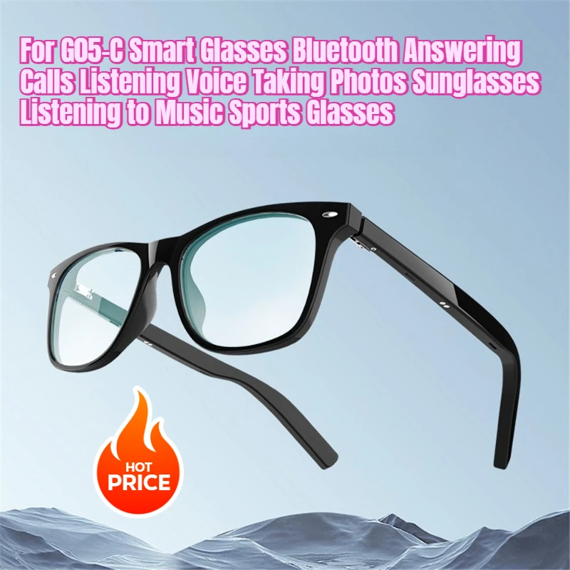 

For G05-C Smart Glasses Bluetooth Answering Calls Listening Voice Taking Photos Sunglasses Listening to Music Sports Glasses