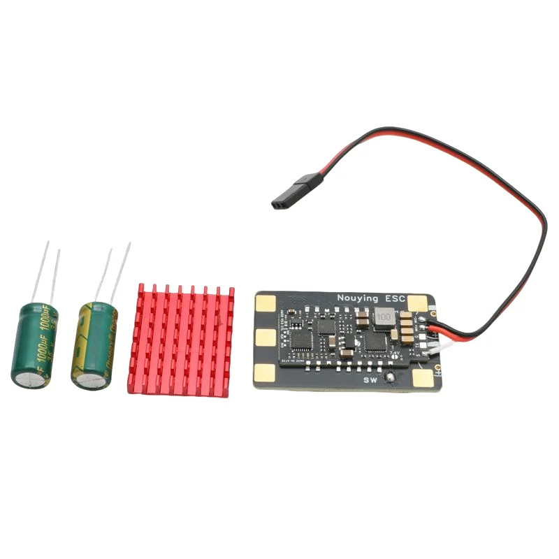 

120A Brushless AM32 ESC w 5.2V/7.2V 4A BEC Support Crawl/One-way/Two-way Modes for FPV Drone RC Crawler Hand-launched Aircraft