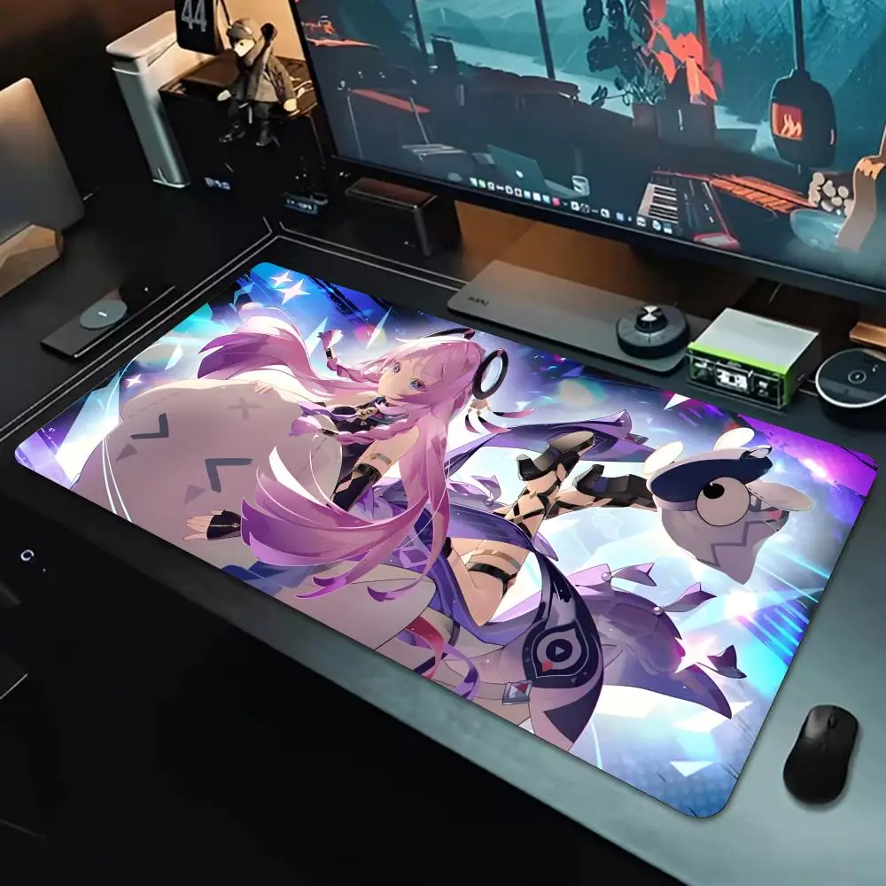 Fantasy Game G-Genshin Impact Citlali Mouse Pad Large Waterproof Gaming Mouse Pad, Non-Slip with Stitched Edge
