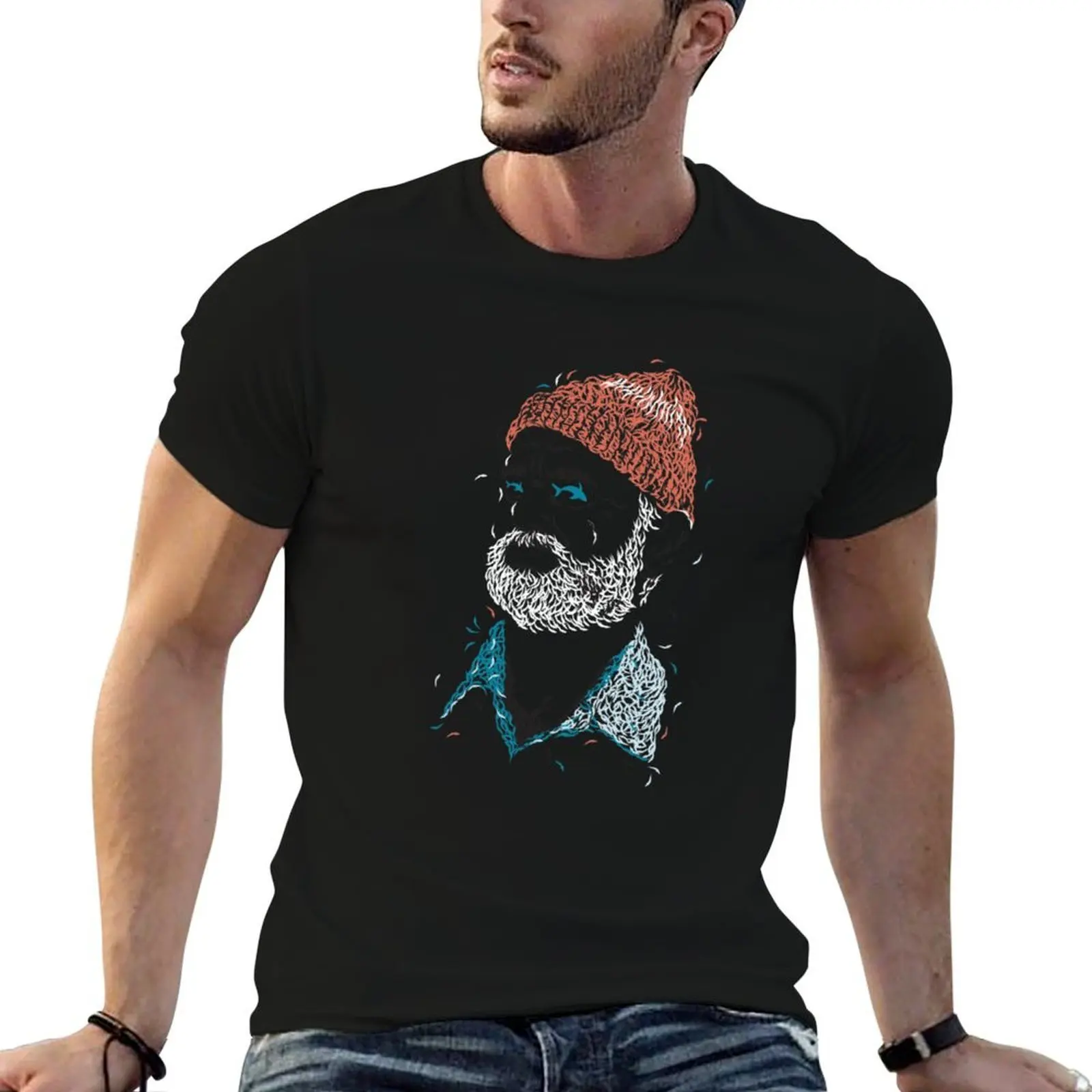 

Zissou T-Shirt man t shirt heavy cotton g man t shirts for men T-Shirt