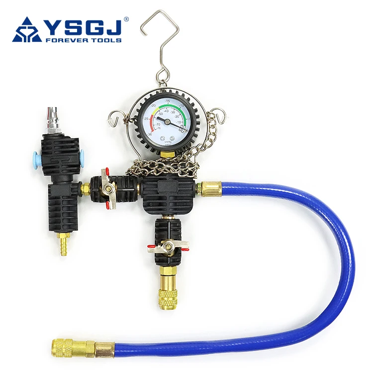 

Professional Coolant Pressure Tester Kit 28pc Universal Radiator Pressure Tester Set Coolant Vacuum Refill Tools for Car