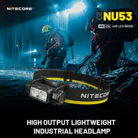 NITECORE NU53 Headlight 1800 Lumens USB Rechargeable Flashlight Industrial Maintenance Outdoor Hiking Mountaineering Headlight