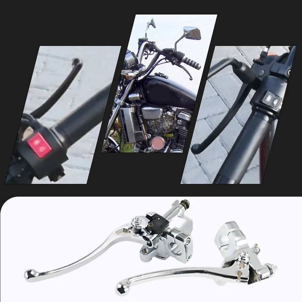 

2pcs For Honda VF750 VT600 VT750 VT1100 VT1300 VTX1300 1 Inch Hydraulic Brake and Clutch Lever Master Cylinder Left and Right