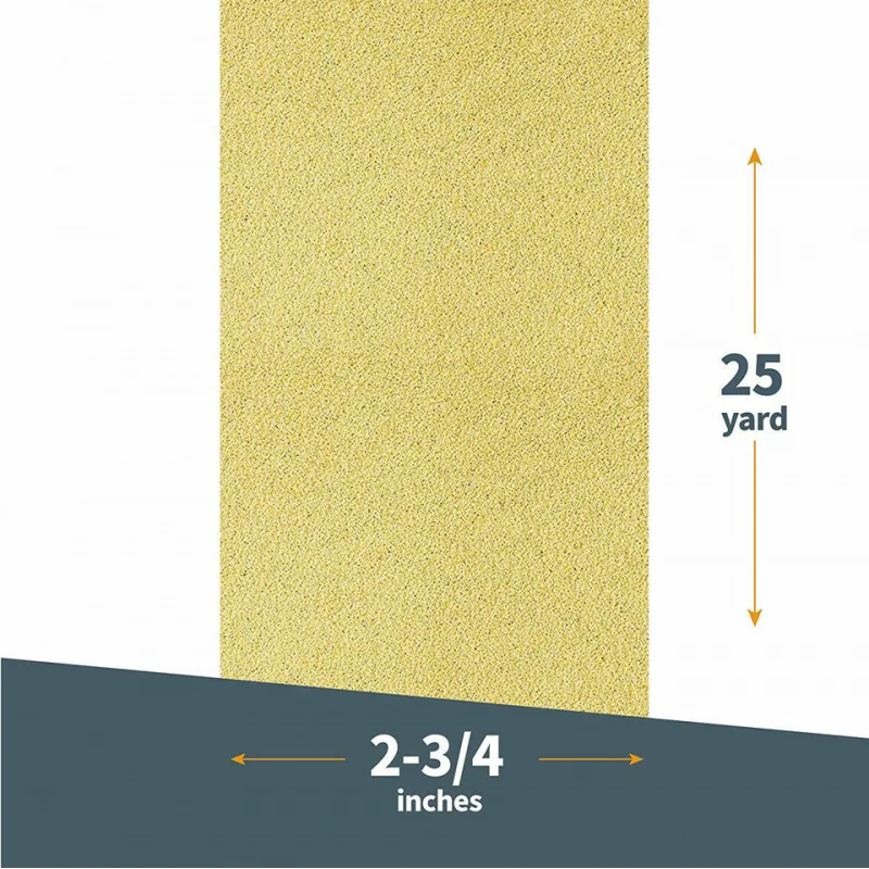 20rolls-carton 220 Grit Sticky Back PSA Self-Adhesive Sanding Paper 2-3/4'' x 20yd Roll Abrasive Tools for Smooth Finish