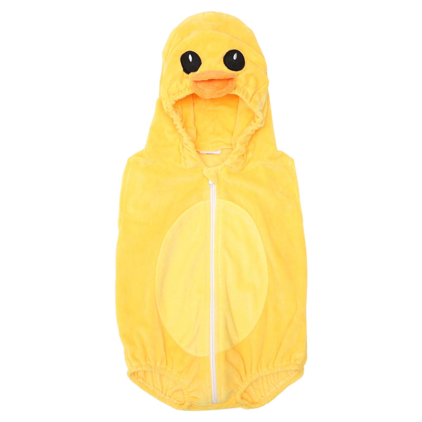 Infant Baby Cartoon Animal Hooded Rompers Sleeveless Zipper Bodysuit Halloween Christmas Theme Party Cosplay Costume Homewear