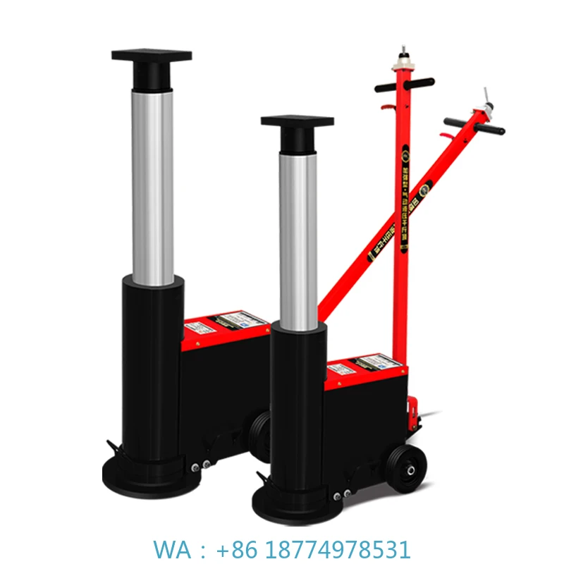 

Dolly Tire Vertical Jack Aluminum for Self Loader100ton Hydraulic Machine Tire Wheel