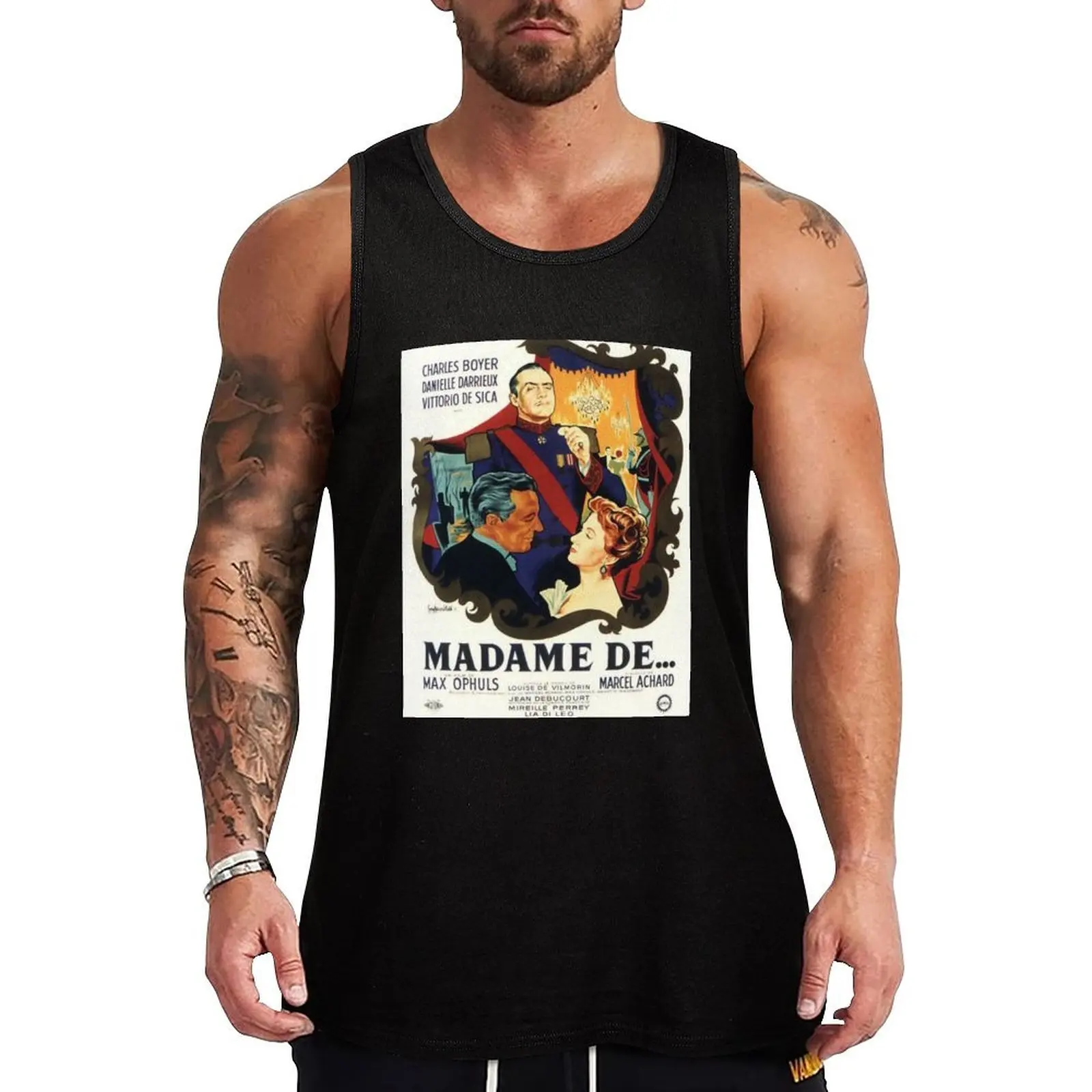 The Earrings of Madame De Max Ophuls Tank Top Men's clothes luxury style tops