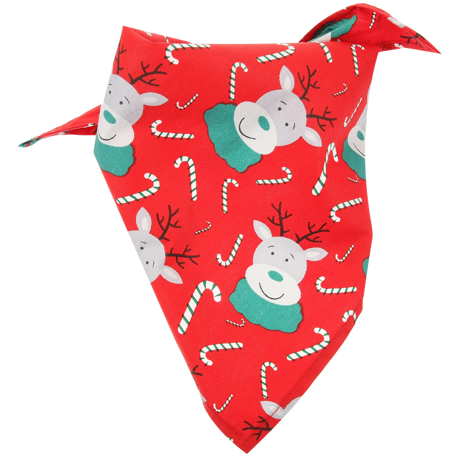 

Dog Christmas Saliva Towel Triangular Bandana Washable Kerchief Puppy Bib Pet Triangle Towels Holiday Bib Christmas Dog Bandana