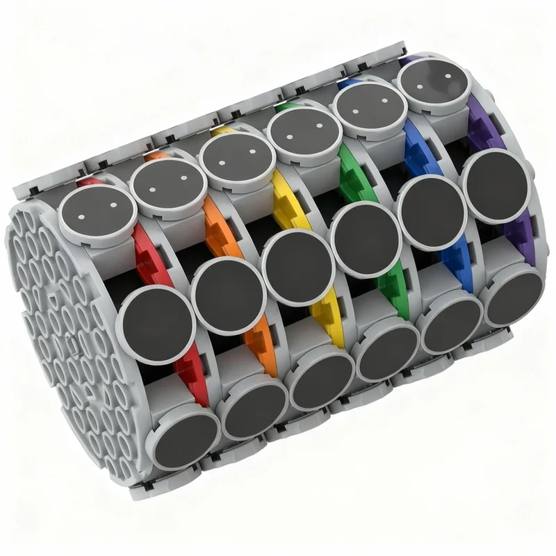 140pcs MOC ROLL YOUR WORD Model Building Blocks Christmas Gift Birthday Collection Craft Creative Display Idea DIY Assemble Art