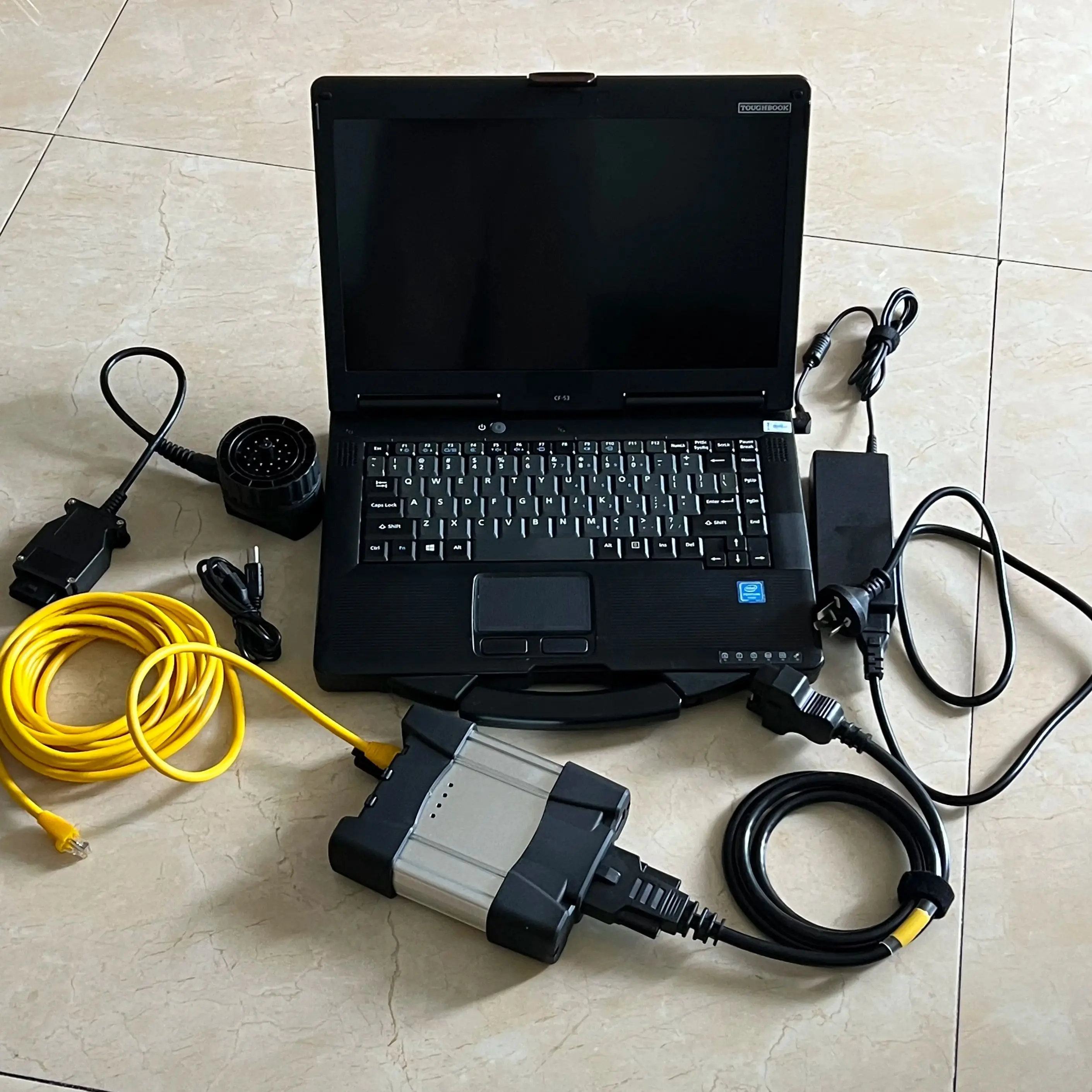 

Icom Next Auto Diagnostic Tool для BMW Mini E Serial Cars с программным обеспечением V05.2025 D 4.52 в использовании жесткого диска Toughbook CF53 1 ТБ