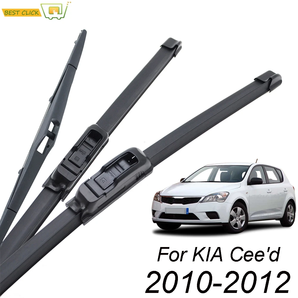 Front Rear Window Wiper Windshield Windscreen Wiper Blades For Kia Cee\'d / Pro Ceed ED 2010 2011 2012