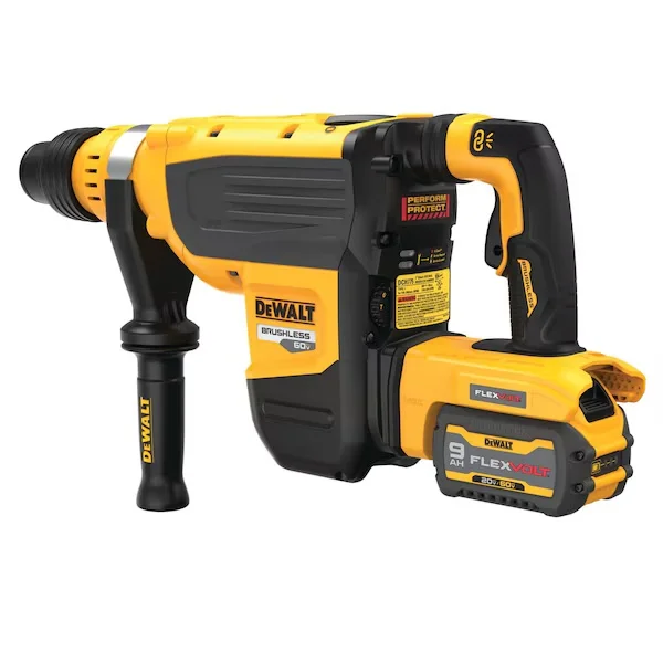 Cordless Rotary Hammer Kit, 60VDC, 20 lb