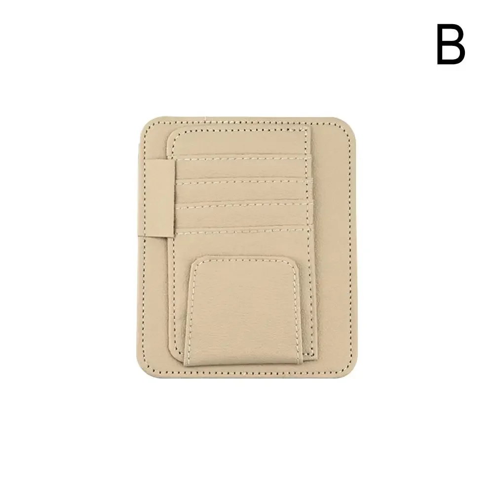 Auto zonneklep organisator Multi-pocket visitekaartje opslag beheer zonnebril houder vizier accessoires auto-interieur