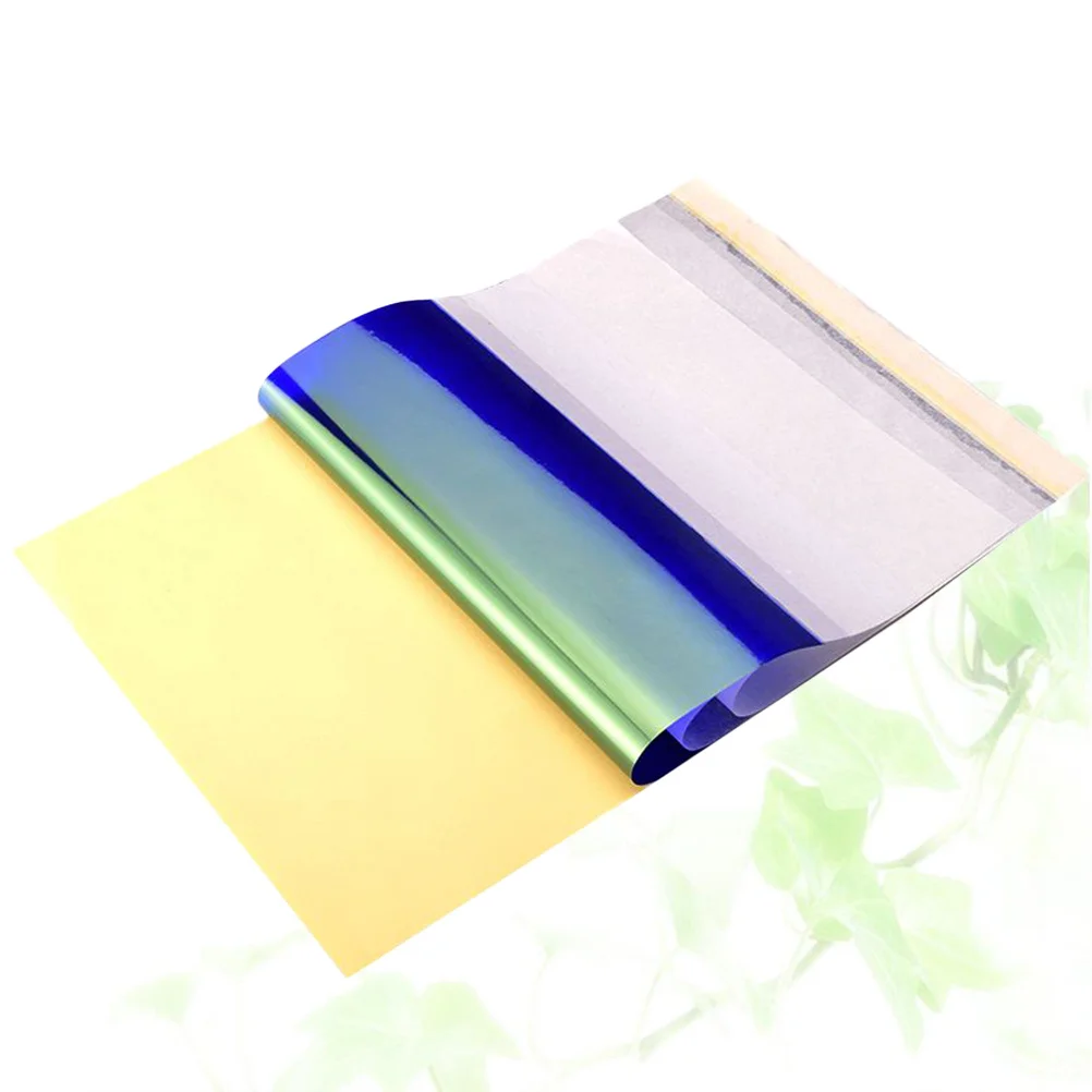 

10Pcs Skin Transfer Receiving Layer Purple Unbound Coated for DIY Stencil Tracing Freehand Use