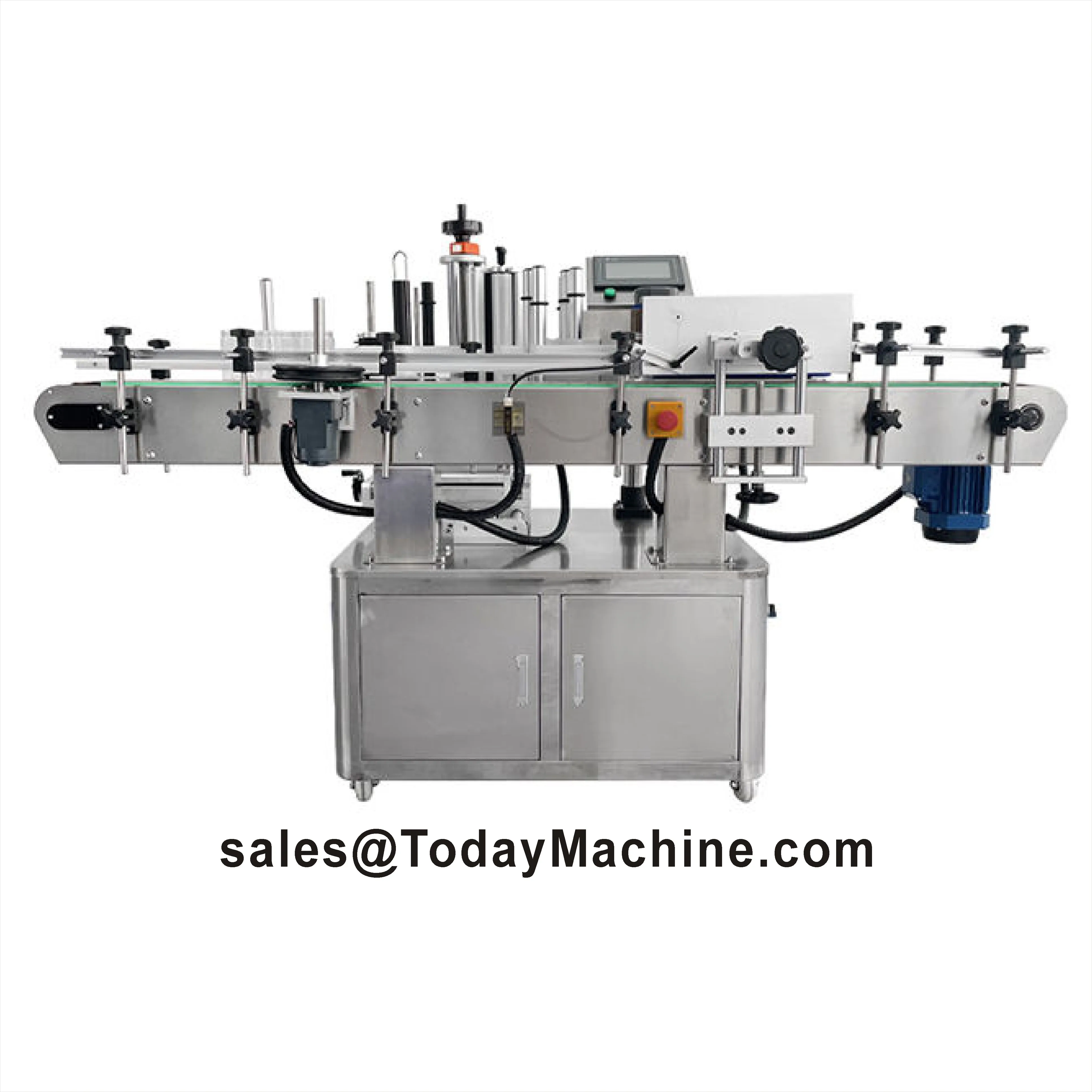 High Speed Vertical Auto Flat Card Tag Bag Opp Pouch Labeling Machine for Cosmetic Hardware Packing