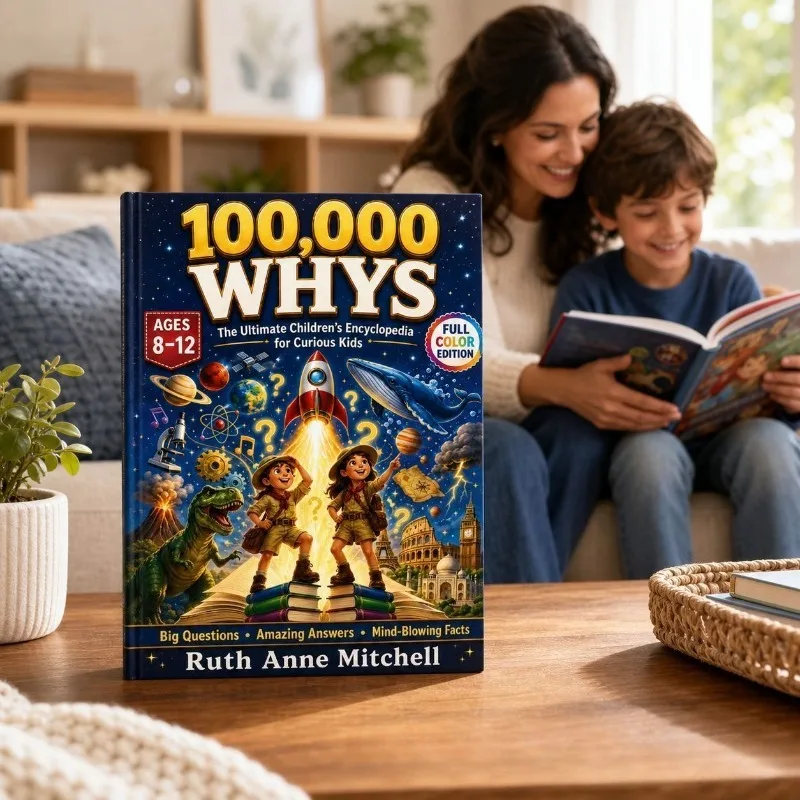 Kids Learning Book – STEM & Language Learning, Fun Facts, Space, Dinosaurs, Animals, Gift for Ages 6–12