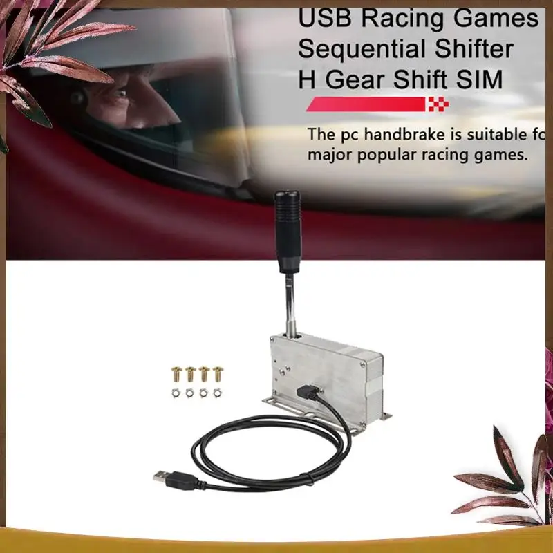 AB59-PC USB ألعاب السباق متتابعة شيفتر H والعتاد التحول سيم ل لوجيتك G25 G27 G29 G920 G923 Thrustmaster T300RS/GT T500 جزء
