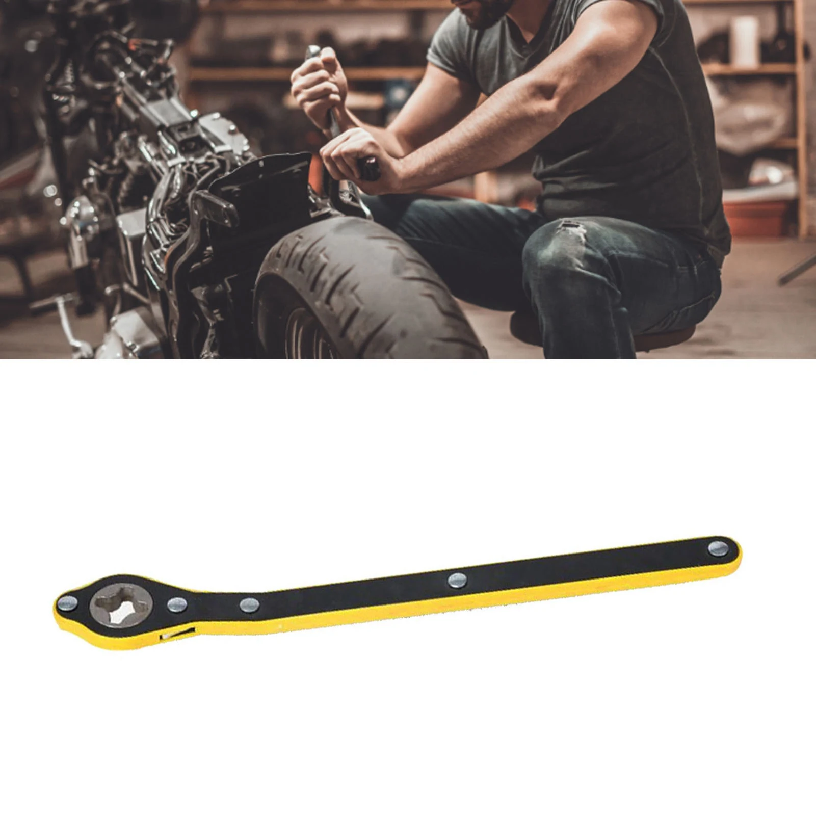 

Jack Ratchet Wrench Labor Saving Jack Spanner Multifunctional Metal Crowbar Car Repair Tool