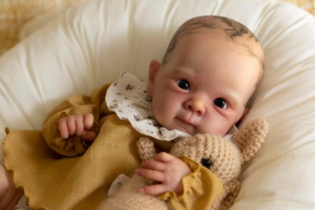 

NPK 19-дюймовый неокрашенный комплект с сертификостью Reborn Baby Kit Bettie, новая форма, свежий цвет, реалистичные детали Reborn