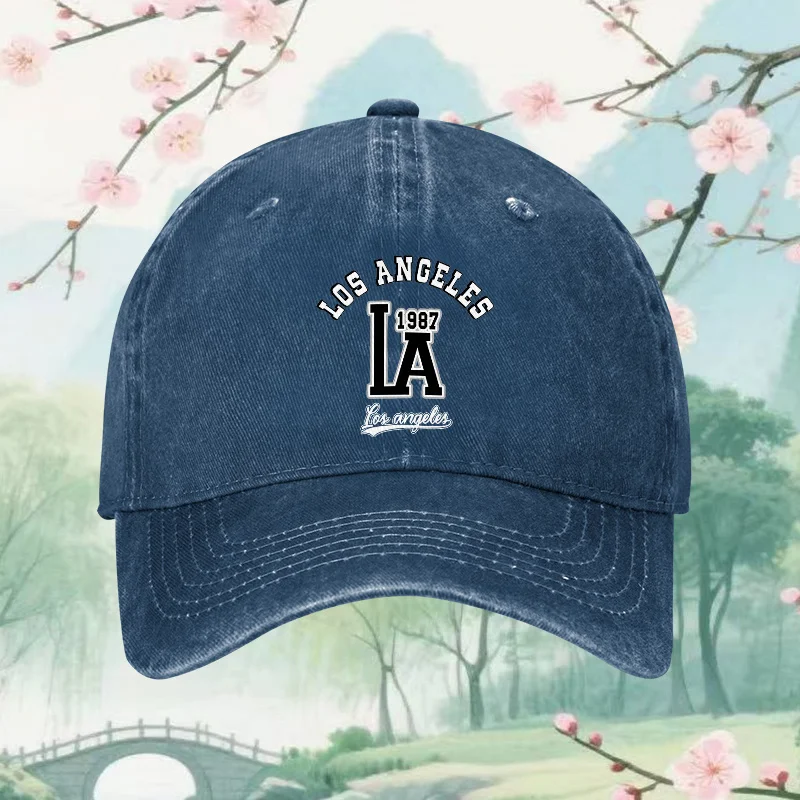 قطعة واحدة من قبعة بيسبول لوس أنجلوس 1987 LA - تصميم للجنسين، مناسبة للارتداء الكاجوال، أغطية الرأس غير الرسمية | أغطية الرأس المتينة #3