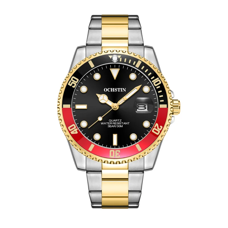 New ochstin brand watch cross-border foreign trade explosion luminous waterproof watch men's quartz watch