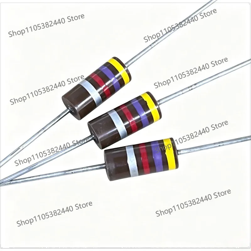 5PCS 2W 4.7K Carbon Film Resistor AB Type For Audio HIFI Amplifier DIY Power Component